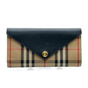 Burberry Brown Nova check Canvas Wallet Set 2 161-082925